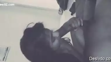 Desi cute bhabi suck her devar dick