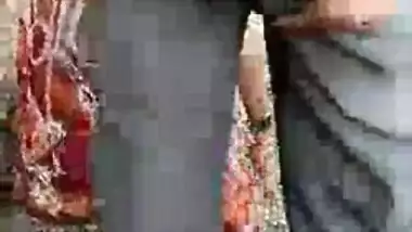 Cheating Indian Wife Fucks Lover outdoors while Husband at work