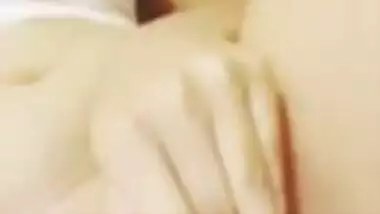 Desi teen selfi showing boobs and fingering yoni