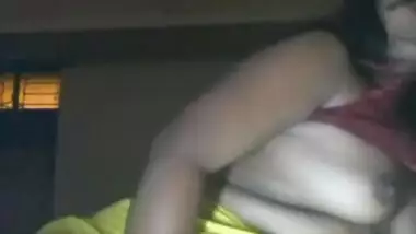 Horny Desi housewife in live video call chat