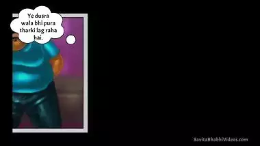 XXX sexy Desi Savita Bhabhi wants the massive cock in comic video