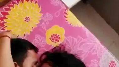 Dehati lovers enjoying romantic sex in hotel room