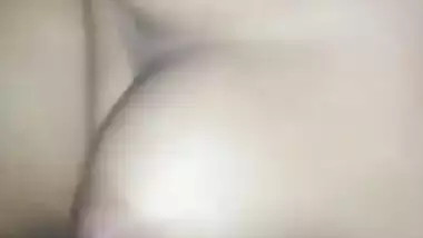 MMS clip of busty Desi girl riding boyfriend's erect XXX manhood