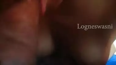 Topless desi girl sucking cock