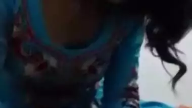 Safe porn is very important so the Desi girl puts a condom on the dick