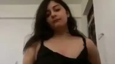 44 sized big boobs girl playing with her boobs