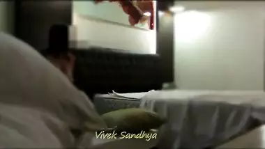Desi wife nude tease to room service boy…showing ass boobs