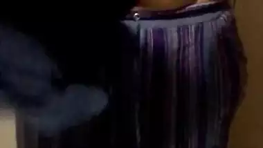 Indian Wife Changing Dress