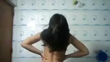 Bengali teen college girl striptease selfie MMS video