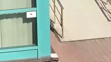 Naughty Young Babe Getting Horny in University & Stated Rubbing her Pussy