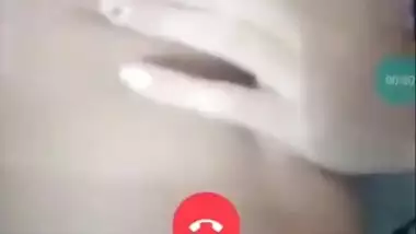 Pakistani girl showing her cute small boobs on VC