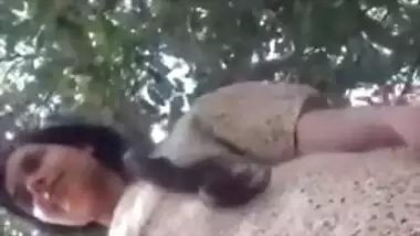 So Beautiful Innocent Looking Sri Lankan GF Secretly Showing Her Amazingly Cute Pussy and Butt to Her BF in Outdoor