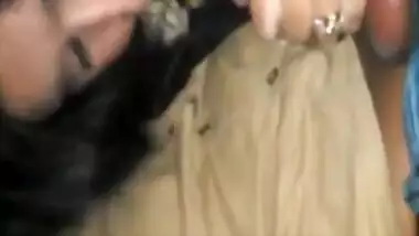 Bhabi sayS tera lund kitna kaala he and sucking hard